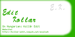 edit kollar business card